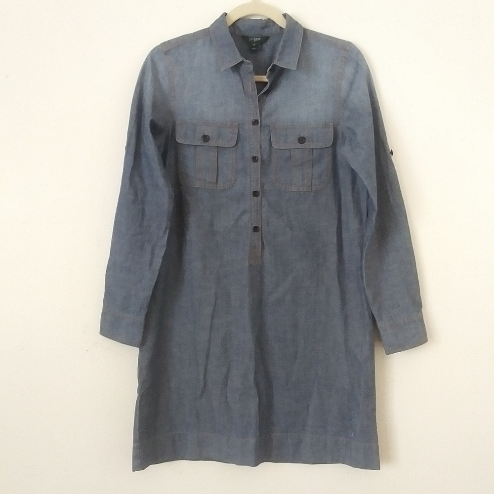 J. Crew Denim Shirt Dress